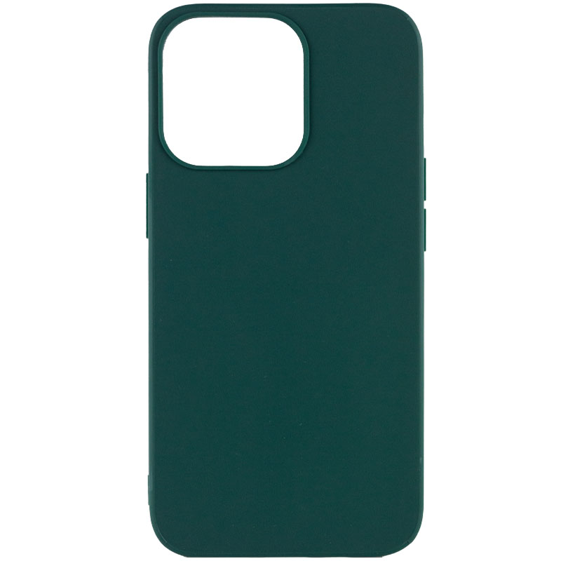 Силіконовий чохол Candy для Apple iPhone 13 Pro Max (6.7") (Зелений / Forest green)