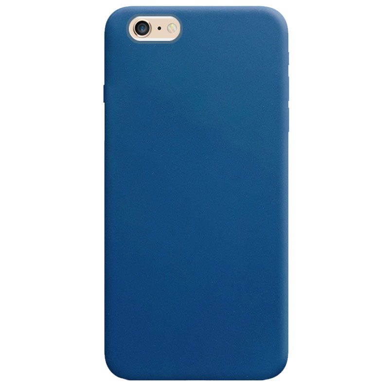 Силиконовый чехол Candy для Apple iPhone 6/6s (4.7") (Синий)