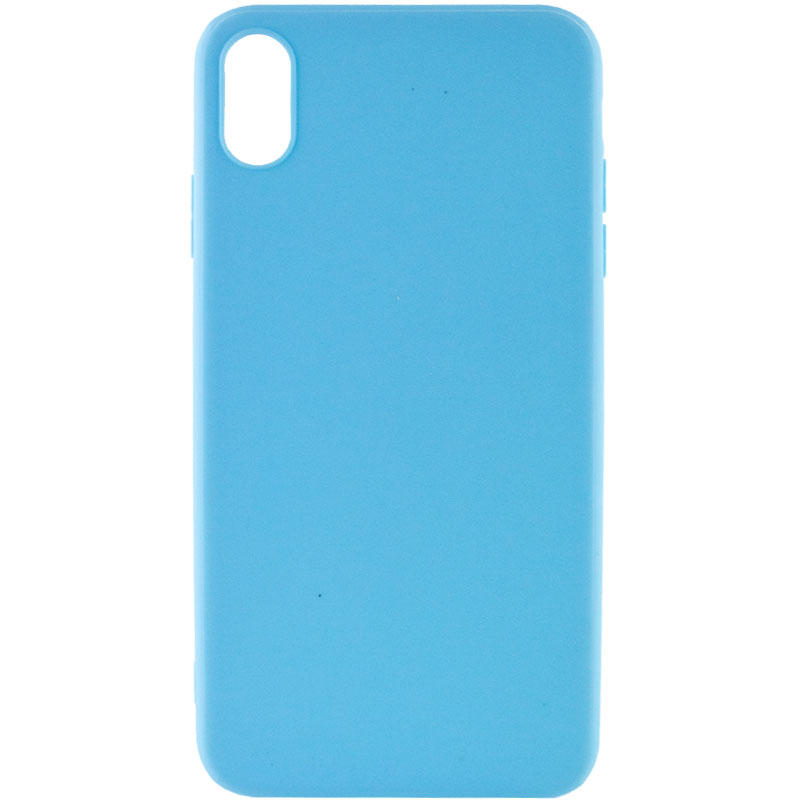 Силіконовий чохол Candy для Apple iPhone XS Max (6.5") (Блакитний)