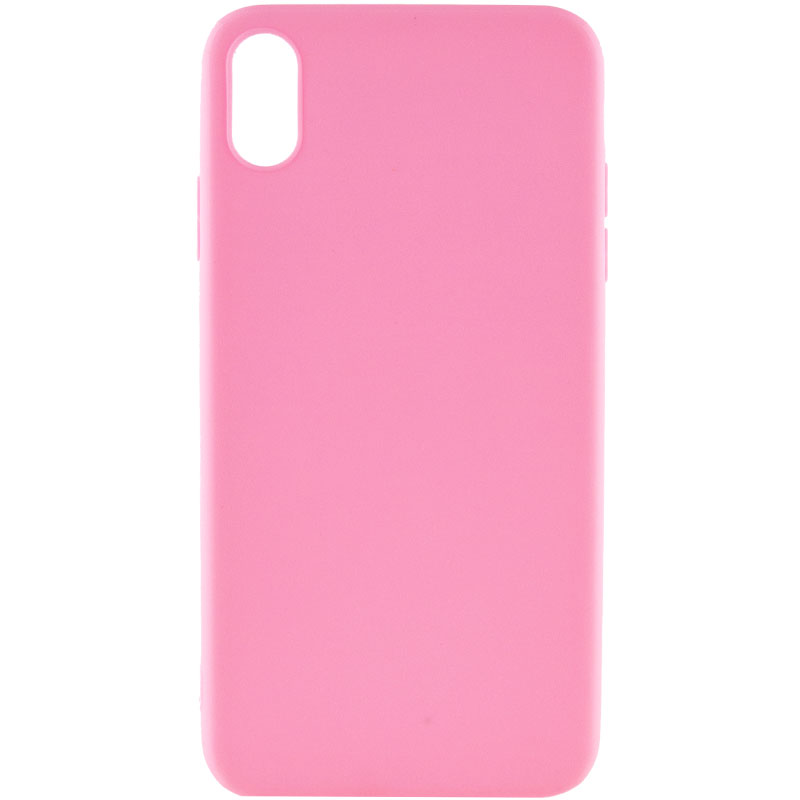 Силиконовый чехол Candy для Apple iPhone XS Max (6.5") (Розовый)