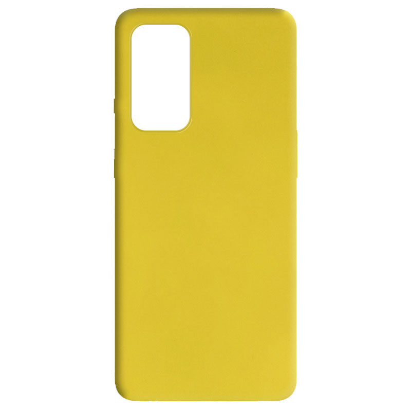 Силиконовый чехол Candy для OnePlus 9 Pro (Желтый)