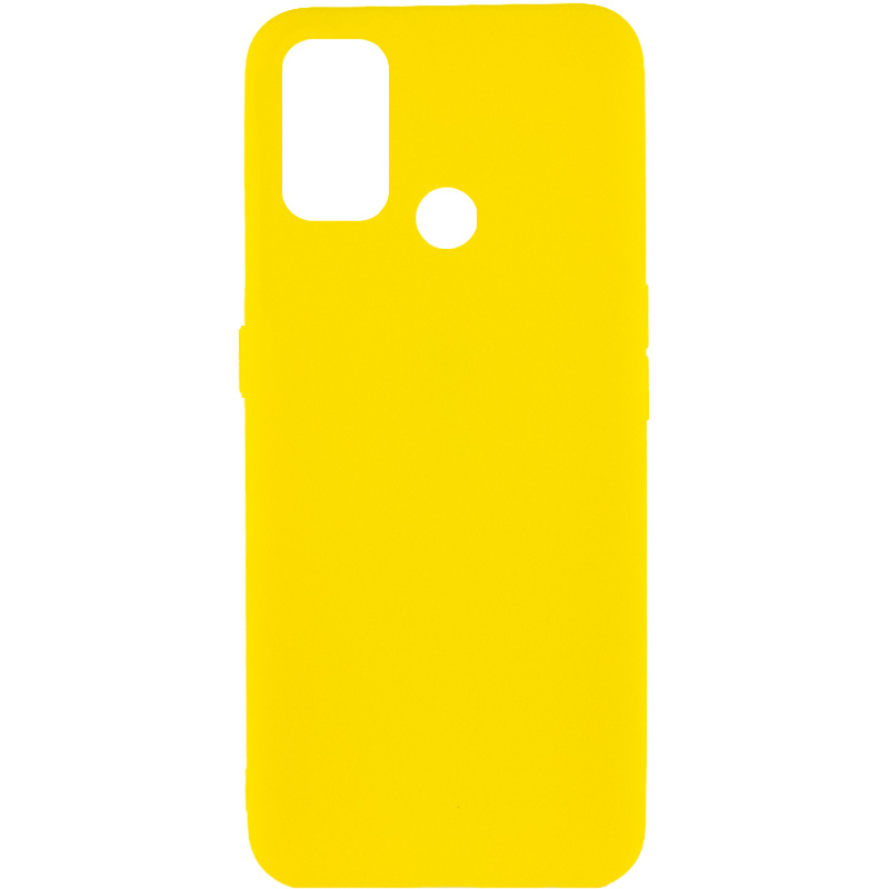 Силиконовый чехол Candy для Oppo A33 (Желтый)