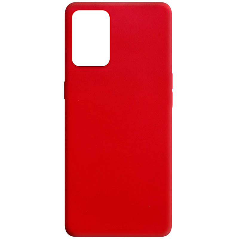 Силиконовый чехол Candy для Oppo A74 4G / F19 (Красный)