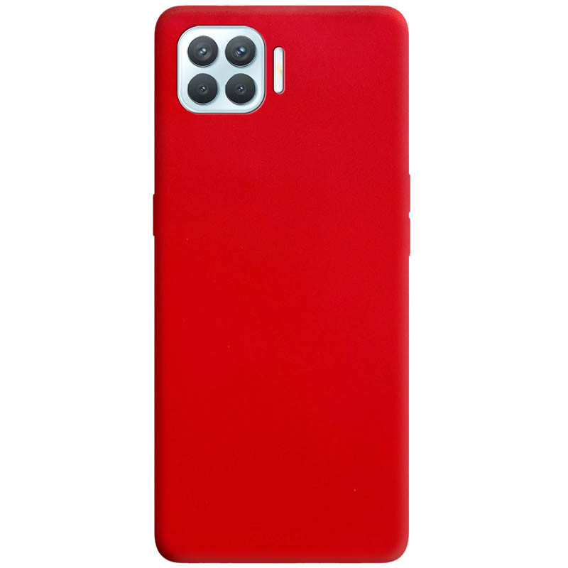 Силиконовый чехол Candy для Oppo A93 (Красный)