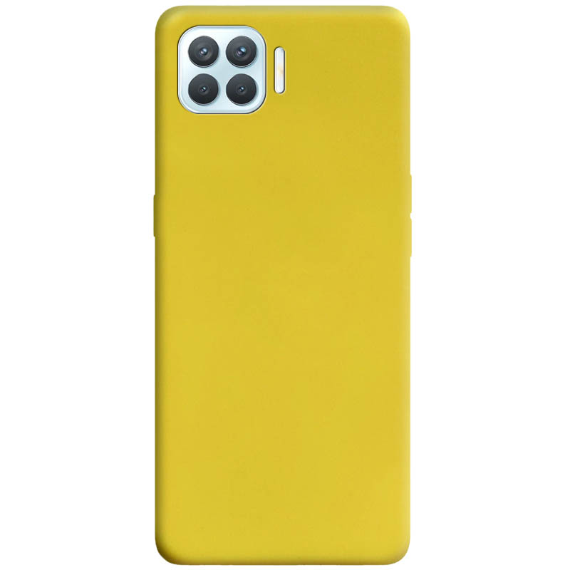 Силиконовый чехол Candy для Oppo A93 (Желтый)