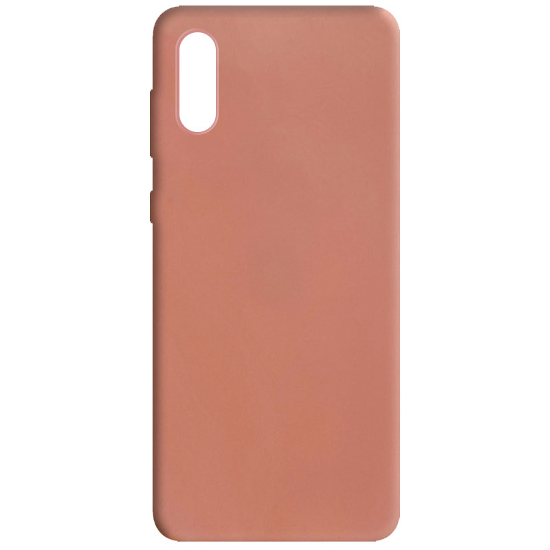 Силіконовий чохол Candy для Samsung Galaxy A02 (Rose Gold)