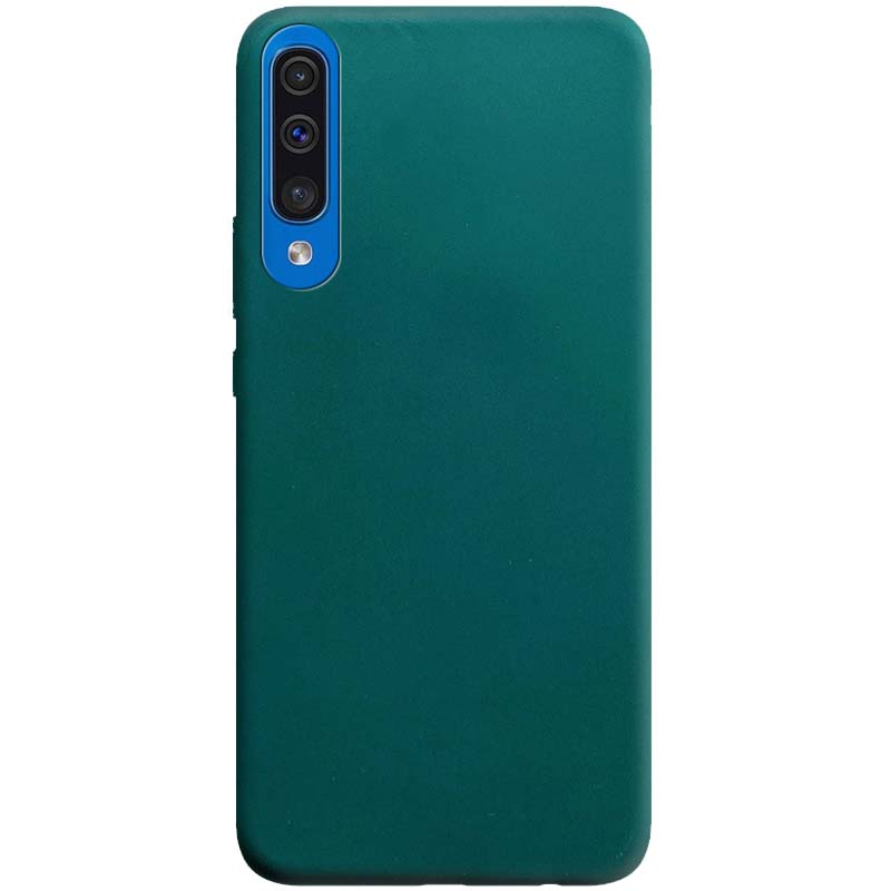 Силіконовий чохол Candy для Samsung Galaxy A50 (A505F) (Зелений / Forest green)