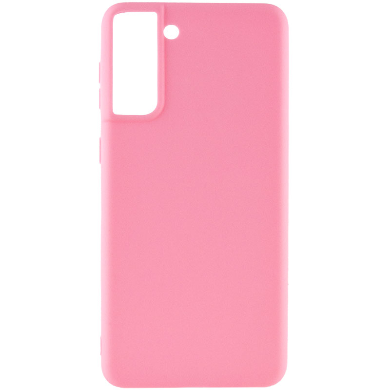 Силиконовый чехол Candy для Samsung Galaxy S21+ (Розовый)