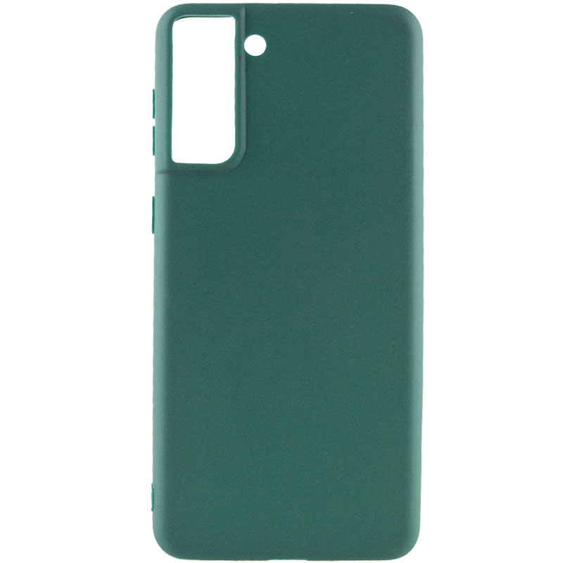 Силиконовый чехол Candy для Samsung Galaxy S21+ (Зеленый / Forest green)