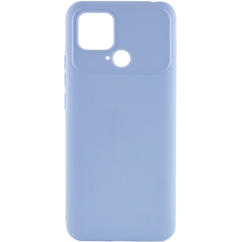 Силиконовый чехол Candy для Xiaomi Poco C40 (Голубой / Lilac Blue)