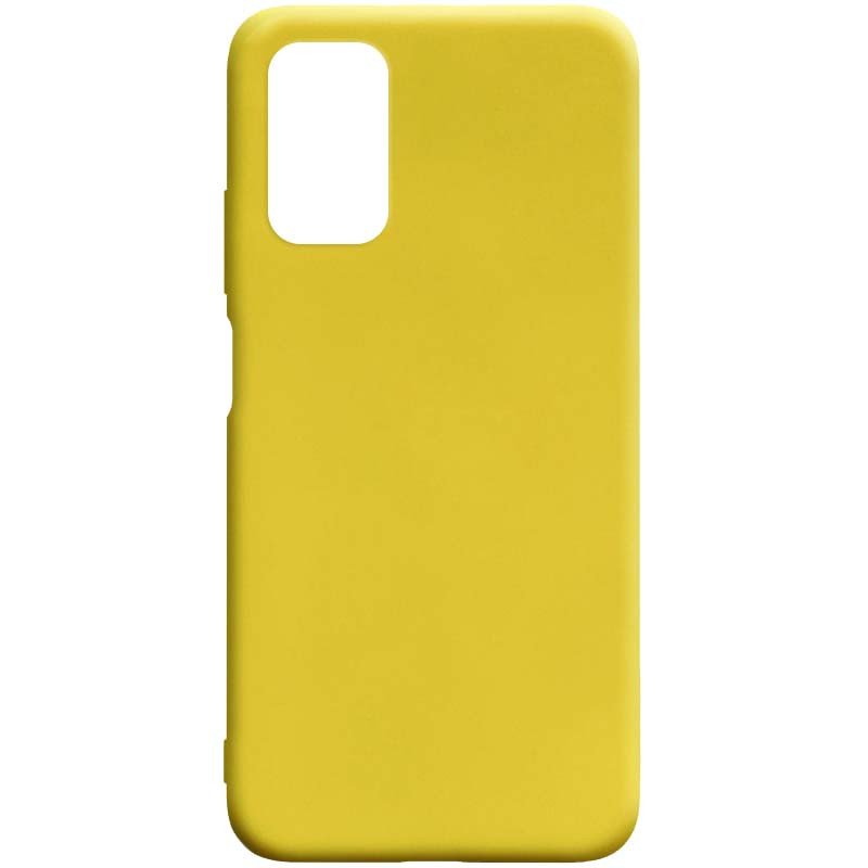 Силиконовый чехол Candy для Xiaomi Poco M3 (Желтый)