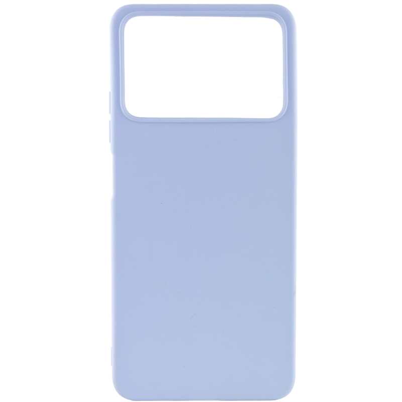 Силиконовый чехол Candy для Xiaomi Poco X4 Pro 5G (Голубой / Lilac Blue)