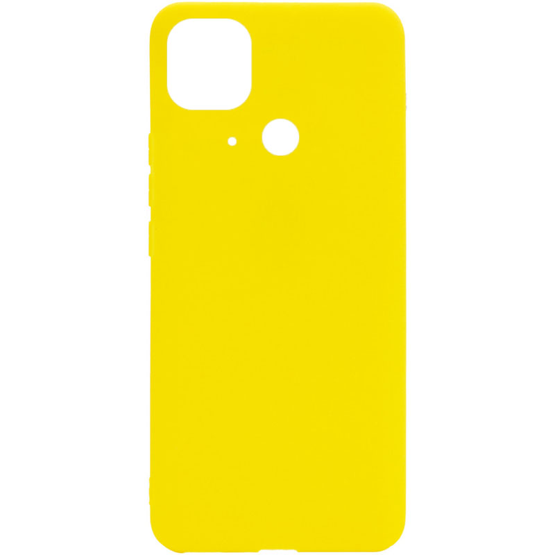 Силиконовый чехол Candy для Xiaomi Redmi 10C (Желтый)