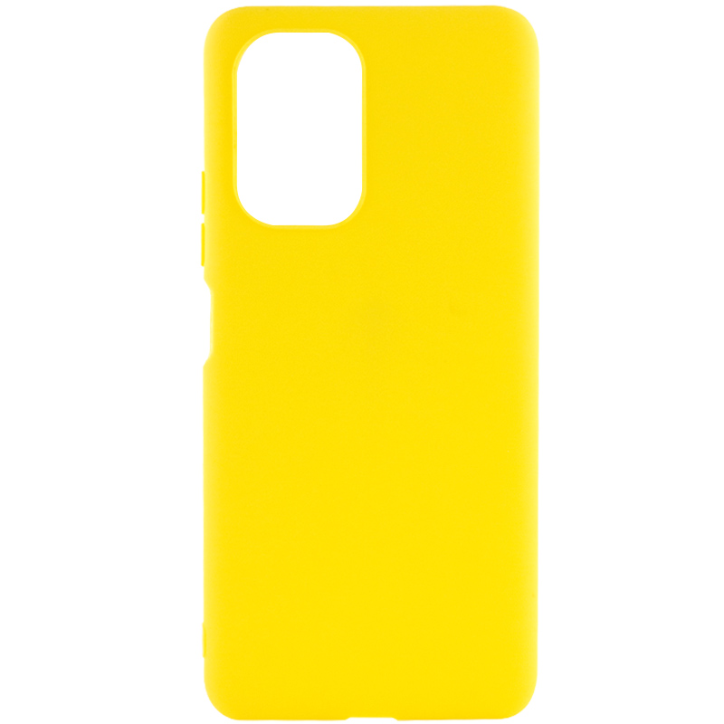Силиконовый чехол Candy для Xiaomi Redmi Note 10s (Желтый)