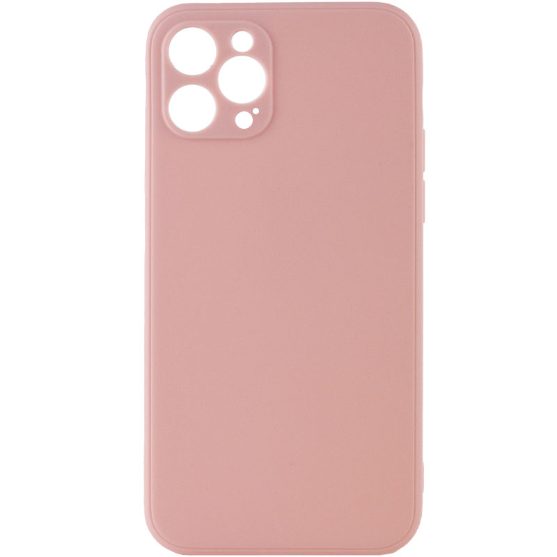 Силиконовый чехол Candy Full Camera для Apple iPhone 12 Pro Max (6.7") (Розовый / Pink Sand)