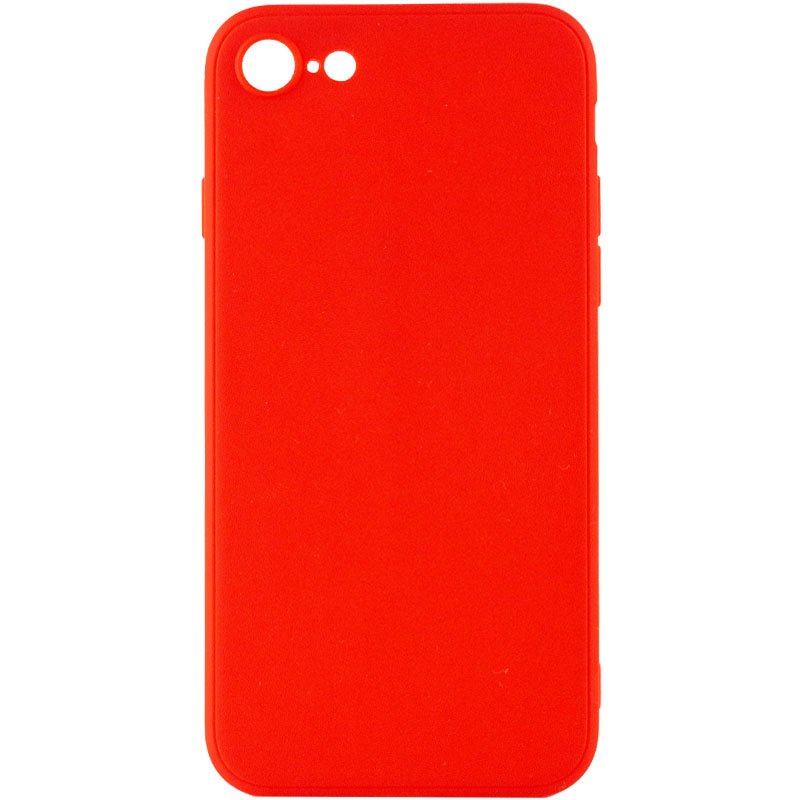 Силиконовый чехол Candy Full Camera для Apple iPhone 7 (4.7') (Красный / Red)