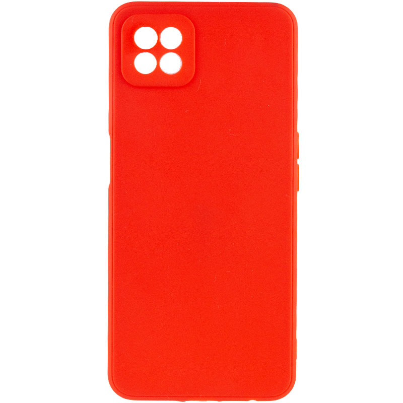 Силиконовый чехол Candy Full Camera для Oppo A53 5G / A73 5G (Красный / Red)
