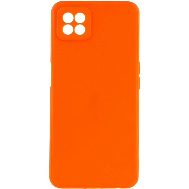 Силиконовый чехол Candy Full Camera для Oppo A53 5G / A73 5G (Оранжевый / Orange)