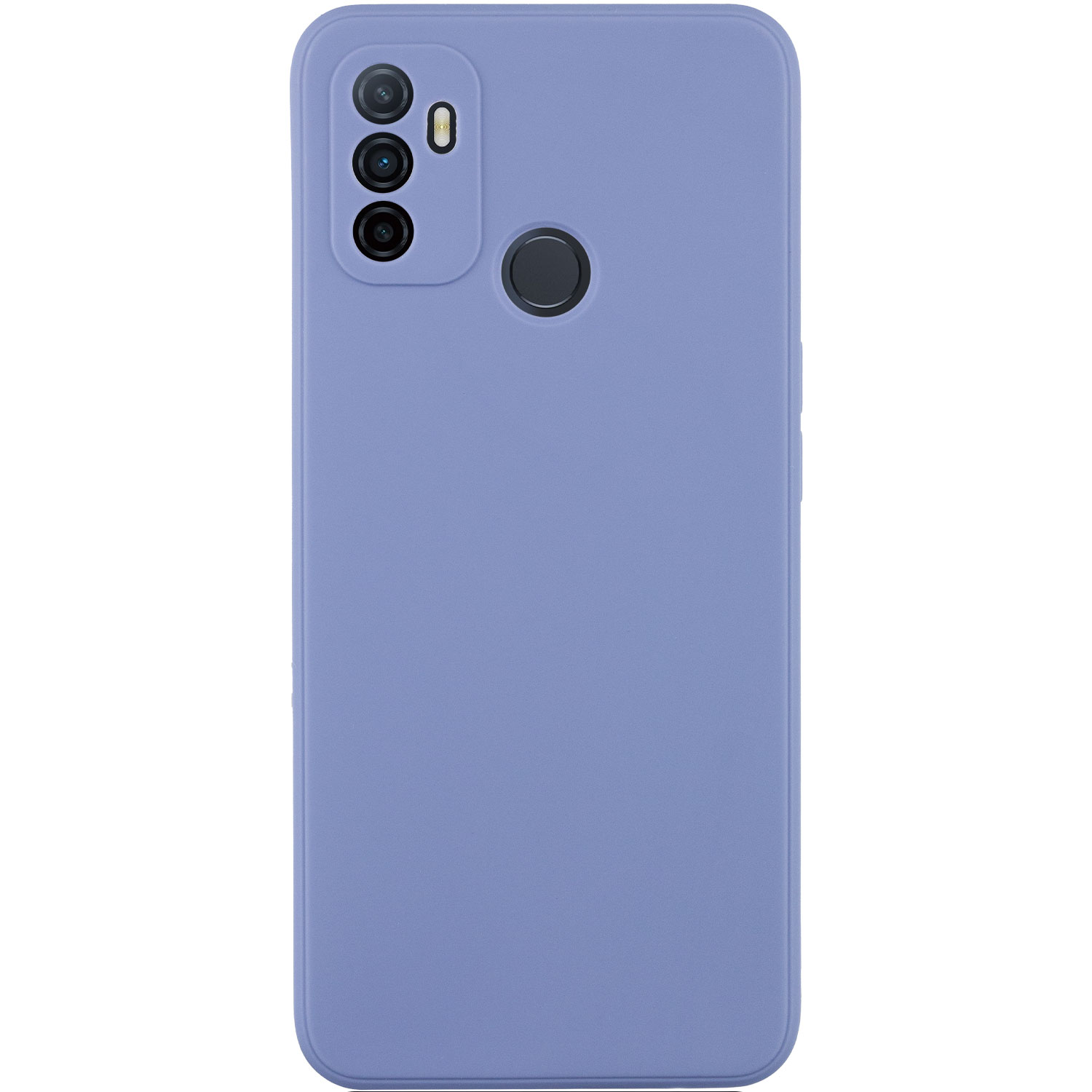Силиконовый чехол Candy Full Camera для Oppo A53 (Голубой / Mist blue)