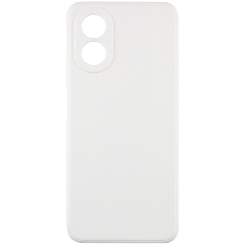 Силіконовий чохол Candy Full Camera для Oppo A78 4G (Білий / White)