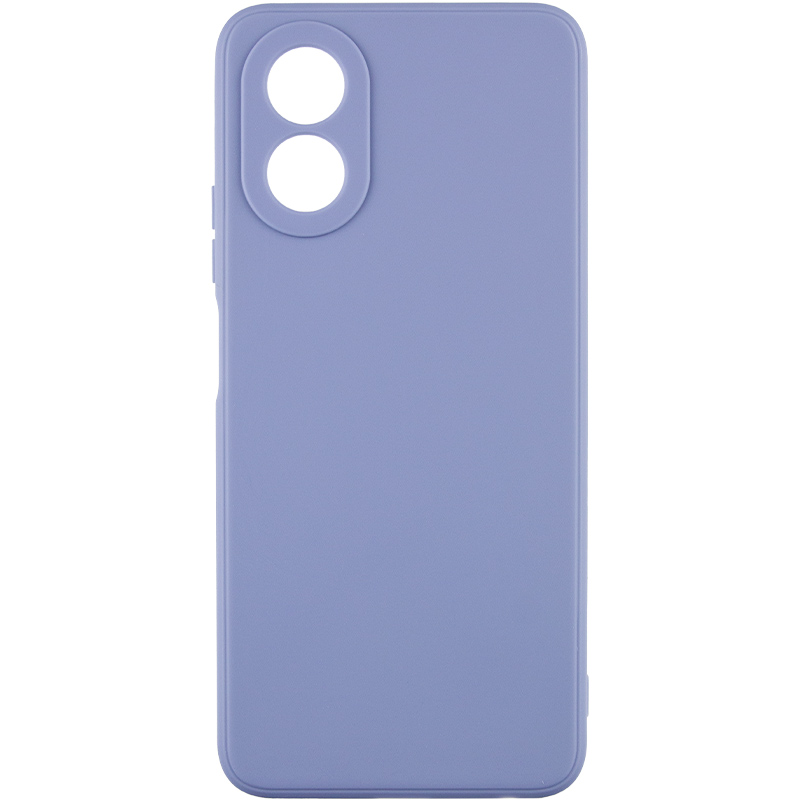 Силиконовый чехол Candy Full Camera для Oppo A78 4G (Голубой / Mist blue)