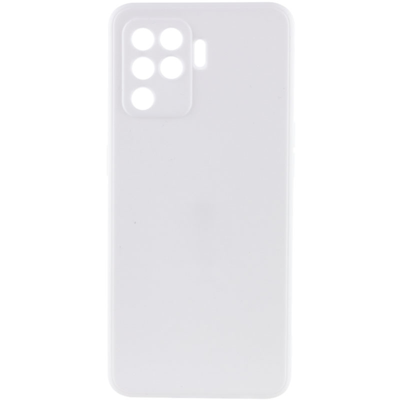 Силиконовый чехол Candy Full Camera для Oppo A94 (Белый / White)