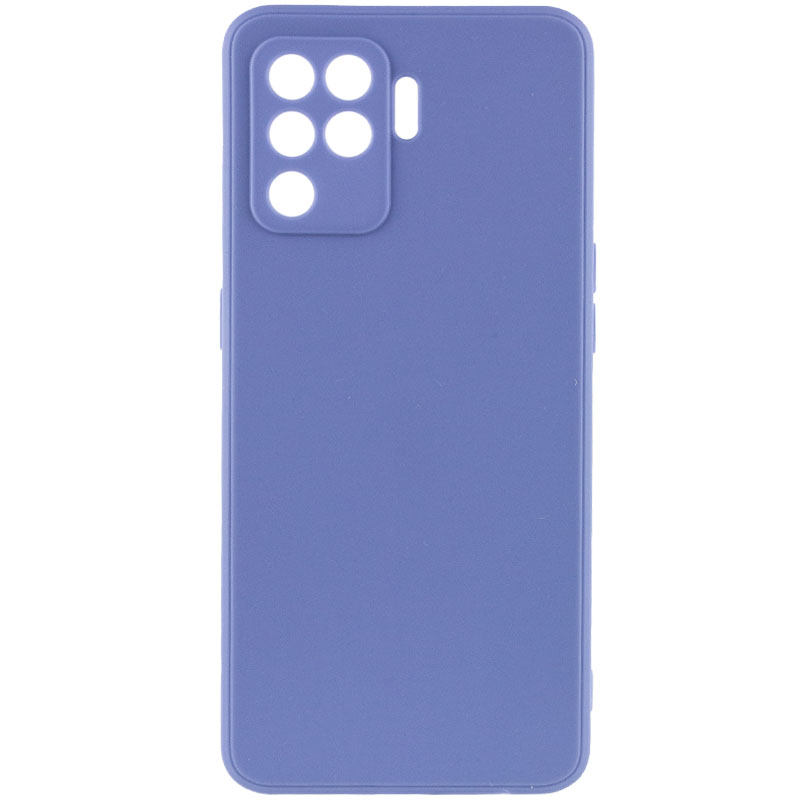 Силиконовый чехол Candy Full Camera для Oppo A94 (Голубой / Mist blue)