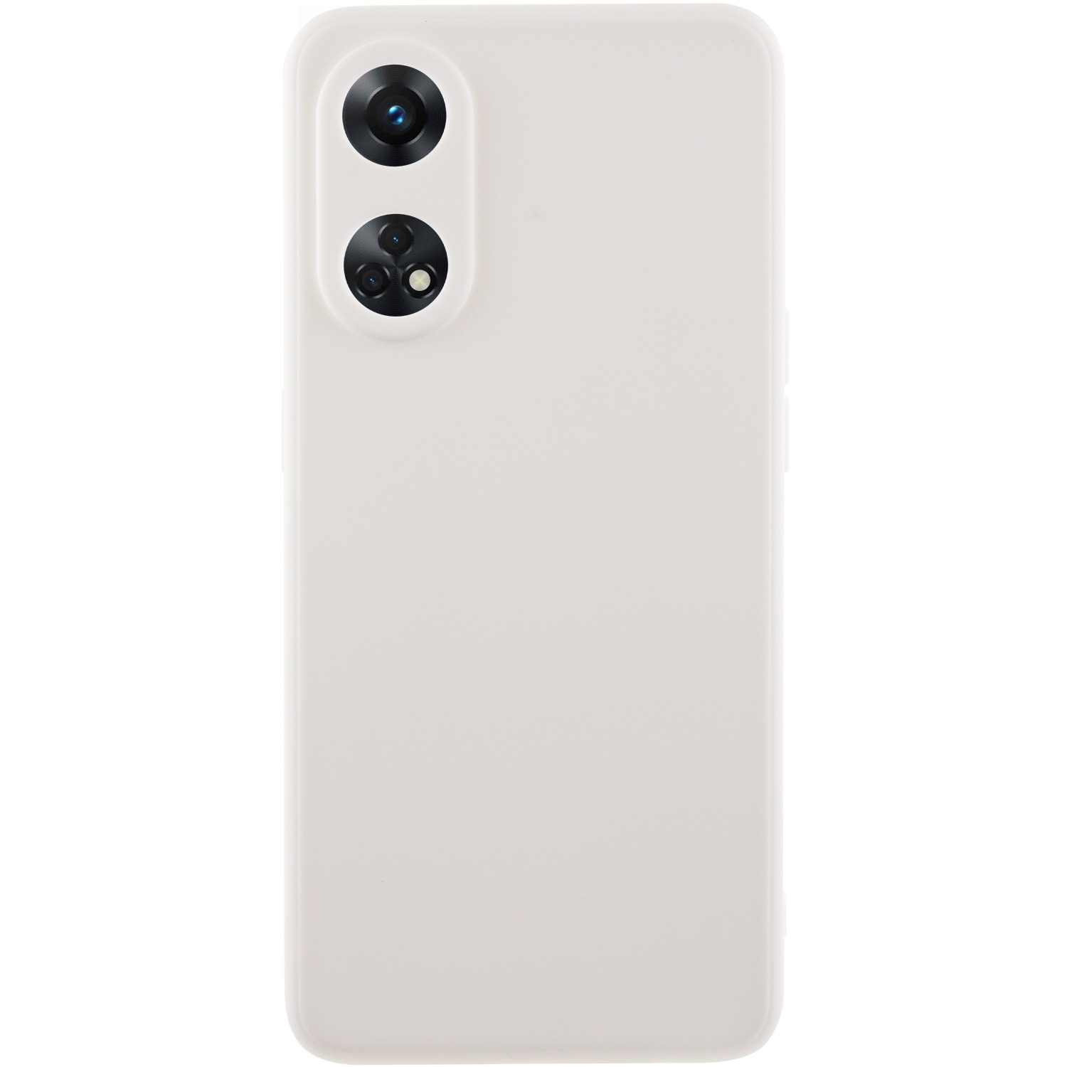 Силіконовий чохол Candy Full Camera для Oppo Reno 8 T 4G (Білий / White)