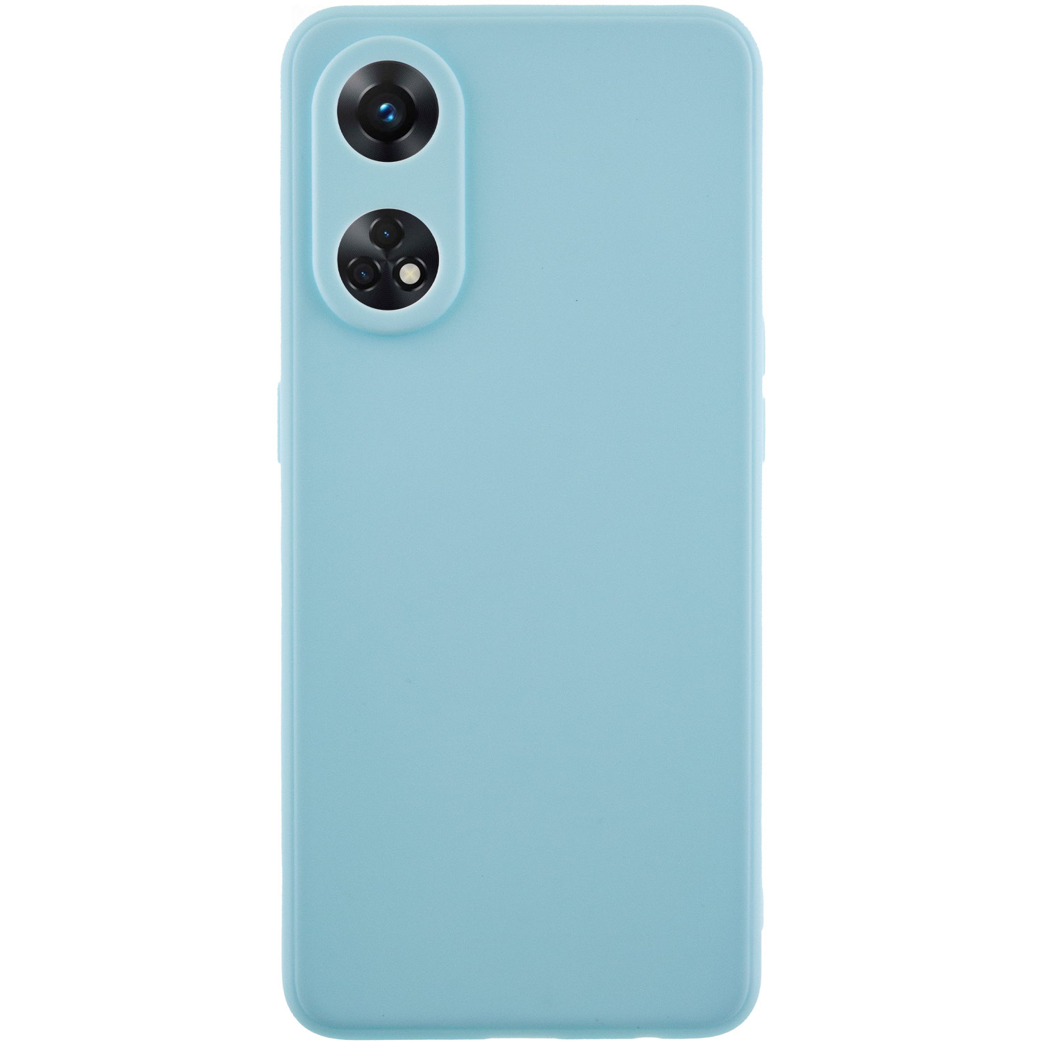 Силіконовий чохол Candy Full Camera для Oppo Reno 8 T 4G (Бірюзовий / Turquoise)