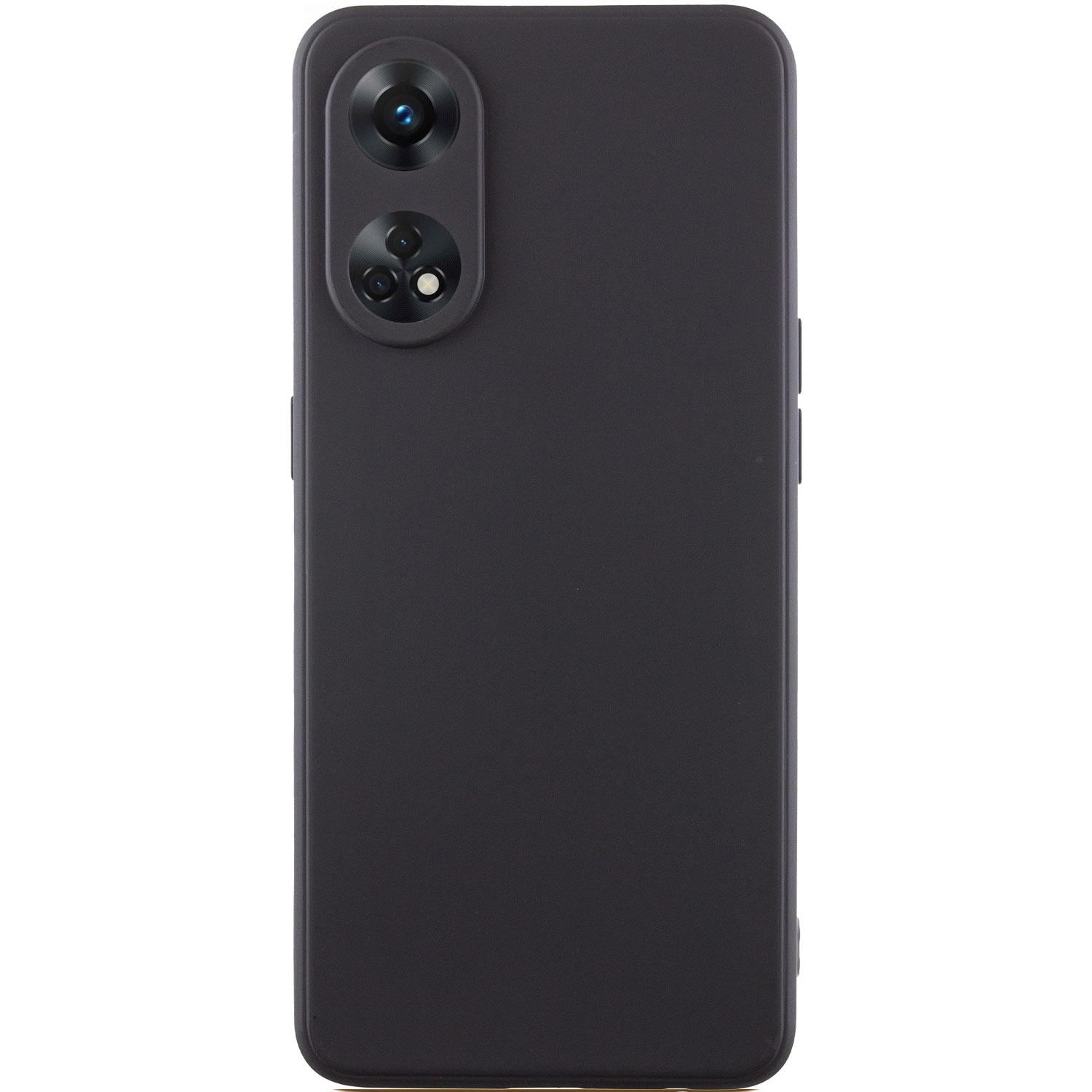 Силиконовый чехол Candy Full Camera для Oppo Reno 8 T 4G (Черный / Black)