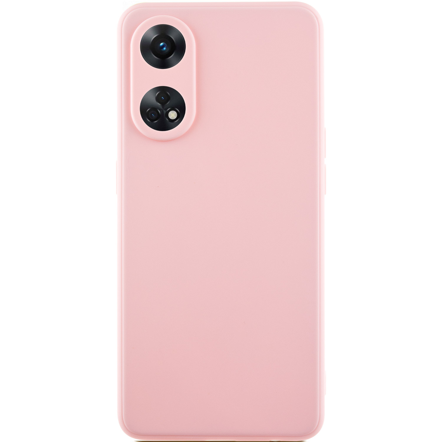 Силіконовий чохол Candy Full Camera для Oppo Reno 8 T 4G (Рожевий / Pink Sand)