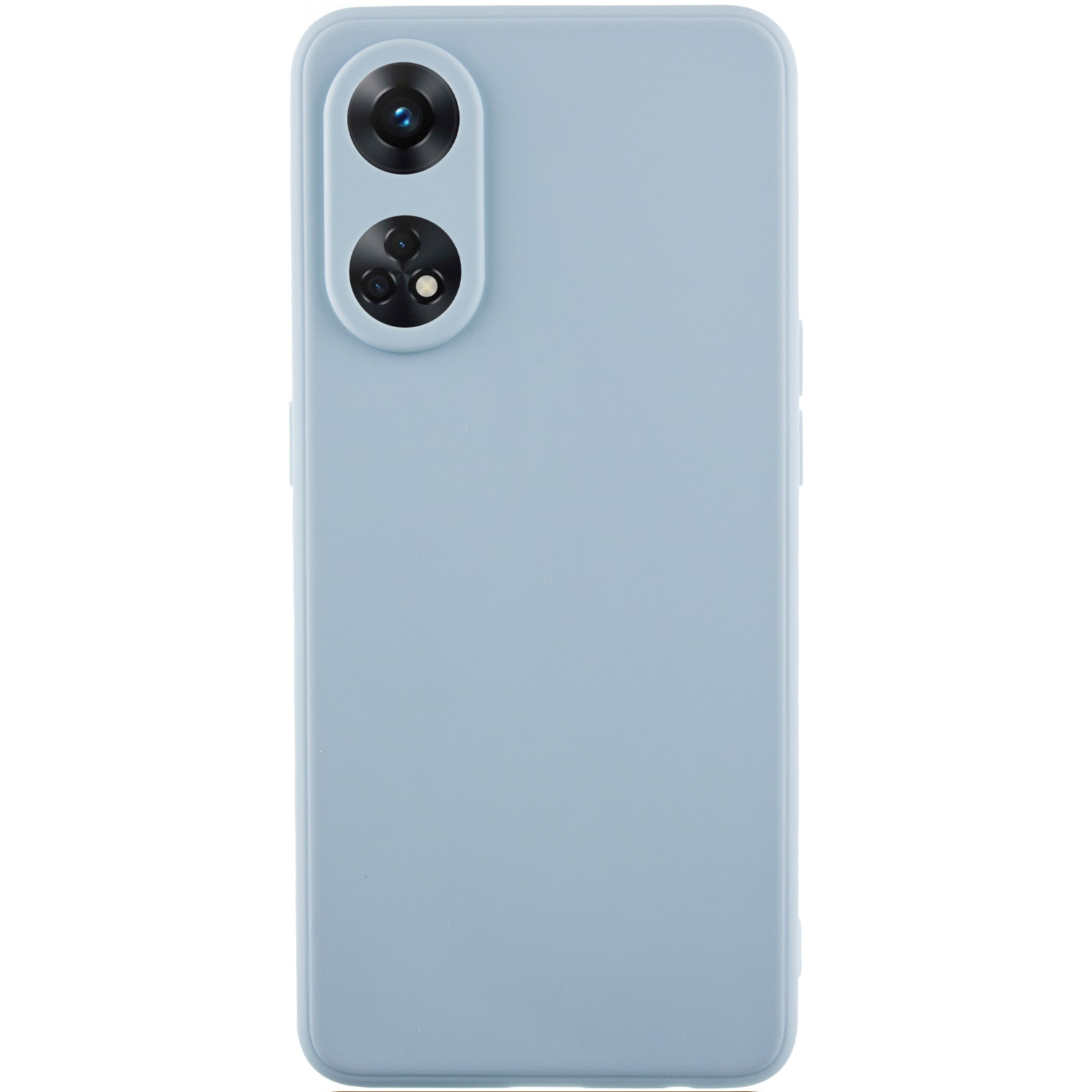 Силиконовый чехол Candy Full Camera для Oppo Reno 8 T 4G (Серый / Smoky Gray)