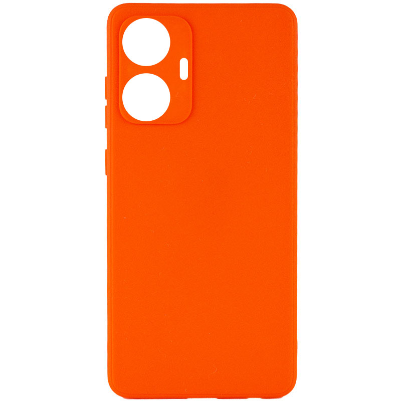 Силиконовый чехол Candy Full Camera для Realme C55 (Оранжевый / Orange)