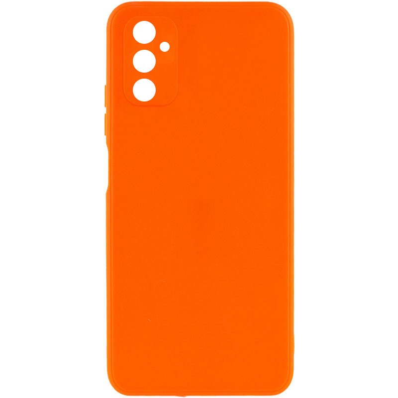 Силиконовый чехол Candy Full Camera для Samsung Galaxy A15 4G/5G (Оранжевый / Light Orange)