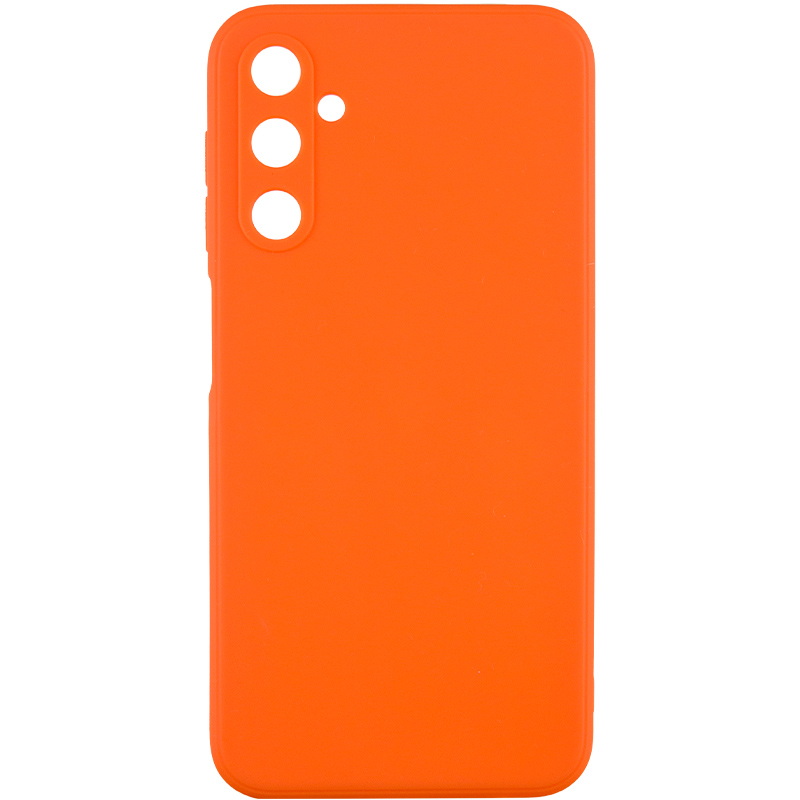 Силиконовый чехол Candy Full Camera для Samsung Galaxy A24 4G (Оранжевый / Orange)