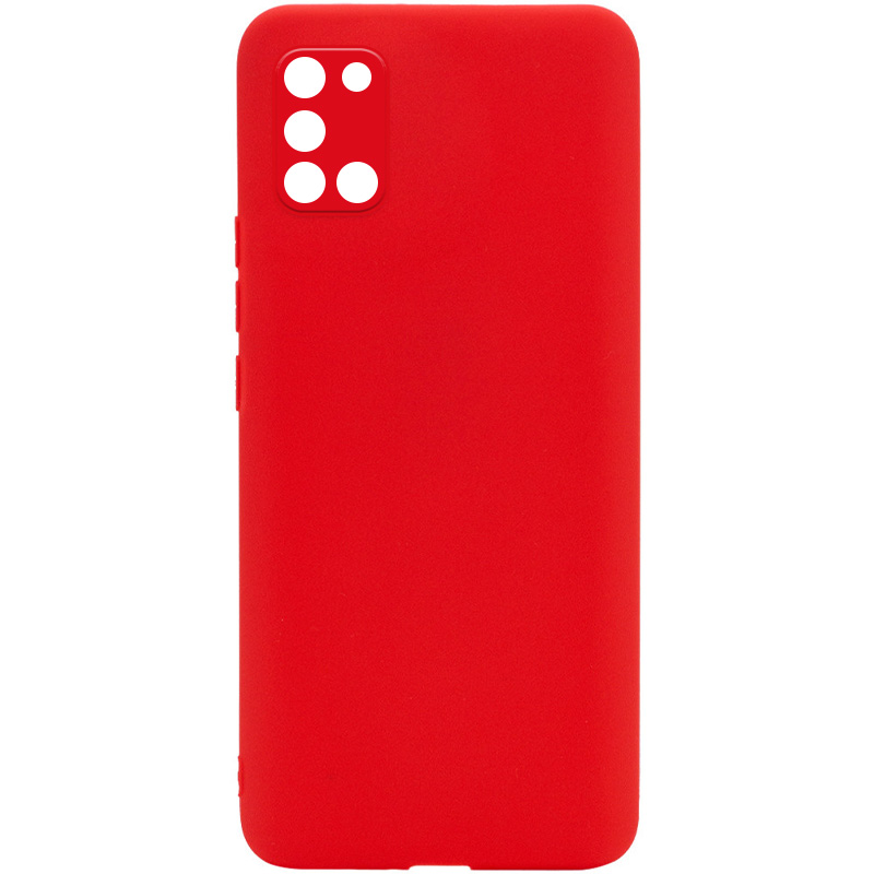 Силіконовий чохол Candy Full Camera для Samsung Galaxy A31 (Червоний / Red)