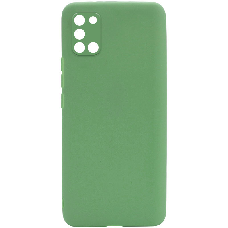 Силиконовый чехол Candy Full Camera для Samsung Galaxy A31 (Зеленый / Green)