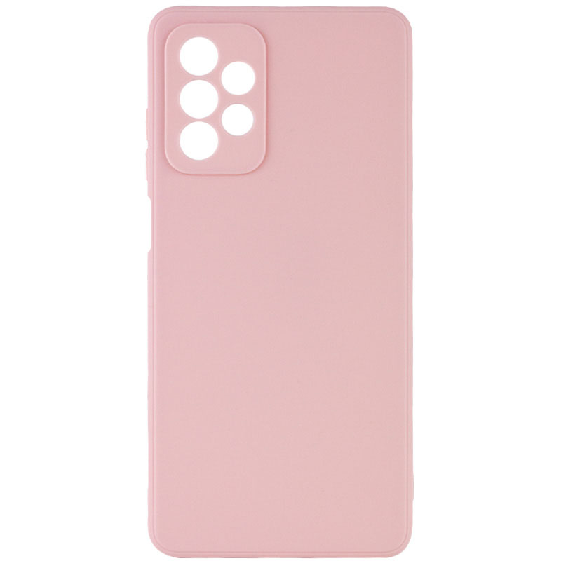 Силиконовый чехол Candy Full Camera для Samsung Galaxy A32 5G (Розовый / Pink Sand)