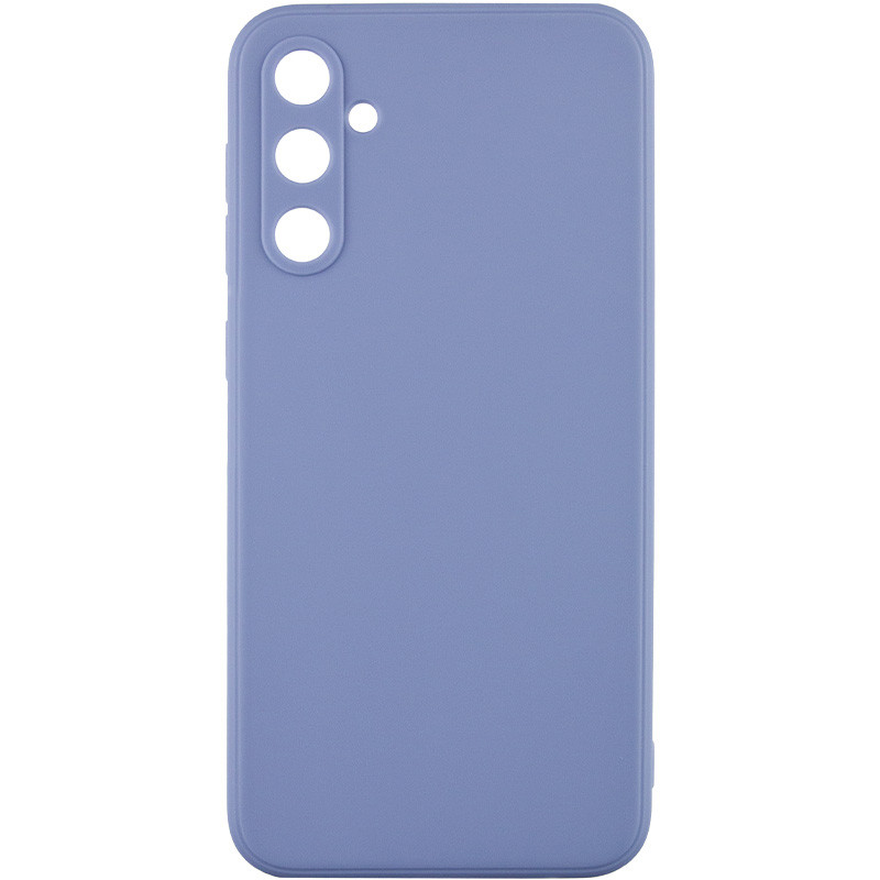 Силиконовый чехол Candy Full Camera для Samsung Galaxy A55 (Голубой / Mist blue)