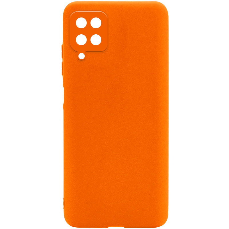 Силиконовый чехол Candy Full Camera для Samsung Galaxy M33 5G (Оранжевый / Orange)