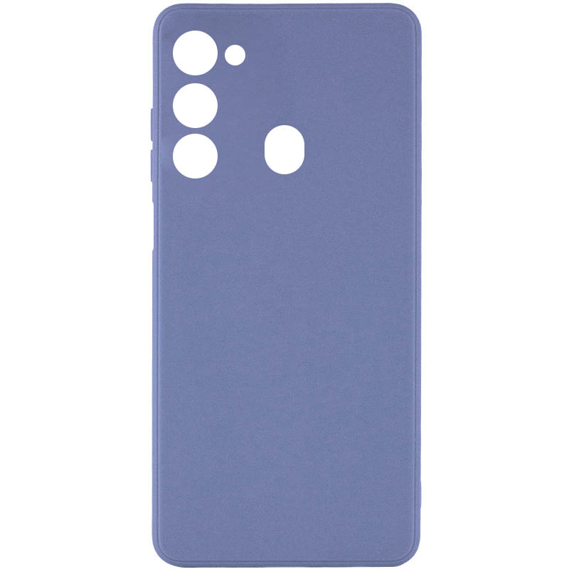 Силиконовый чехол Candy Full Camera для Tecno Spark Go 2022 (KG5m) / Spark 8C (Голубой / Mist blue)