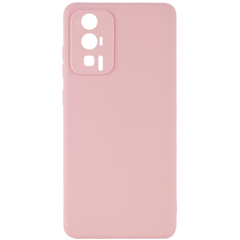 Силиконовый чехол Candy Full Camera для Xiaomi Poco F5 Pro (Розовый / Pink Sand)