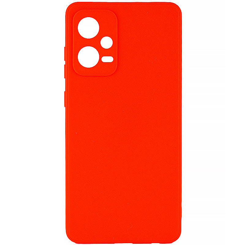 Силиконовый чехол Candy Full Camera для Xiaomi Poco X5 5G / Note 12 5G (Красный / Red)