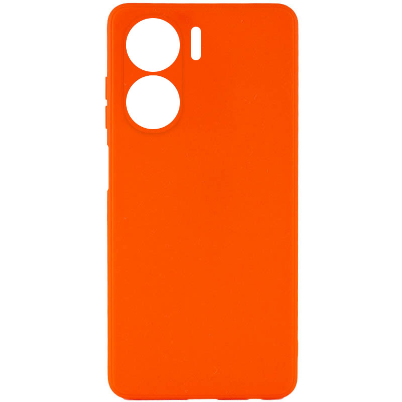 Силиконовый чехол Candy Full Camera для Xiaomi Redmi 13C / Poco C65 (Оранжевый / Orange)