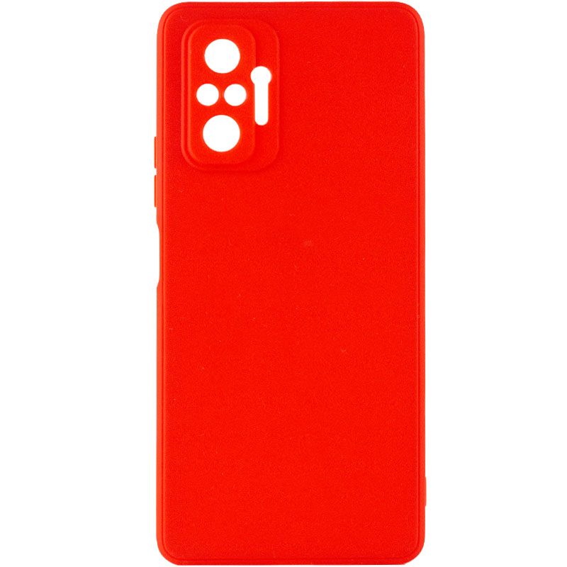 Силиконовый чехол Candy Full Camera для Xiaomi Redmi Note 10 Pro / 10 Pro Max (Красный / Red)