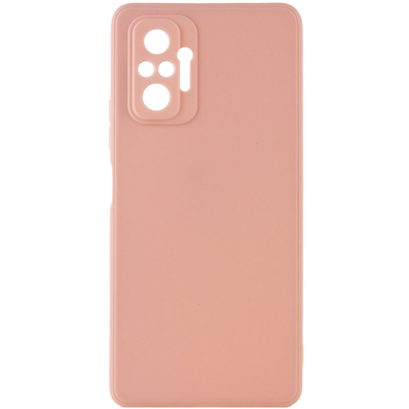 Силиконовый чехол Candy Full Camera для Xiaomi Redmi Note 10 Pro Max (Розовый / Pink Sand)