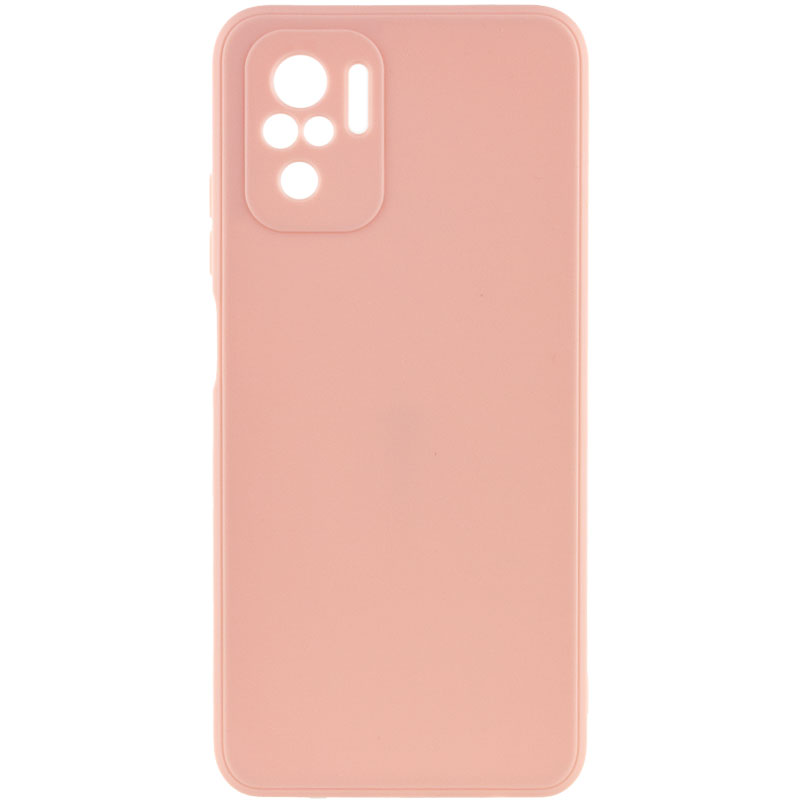 Силиконовый чехол Candy Full Camera для Xiaomi Redmi Note 10s (Розовый / Pink Sand)