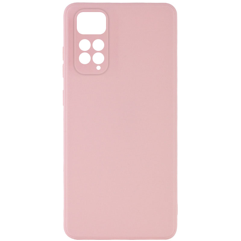 Силиконовый чехол Candy Full Camera для Xiaomi Redmi Note 11 (Global) / Note 11S (Розовый / Pink Sand)