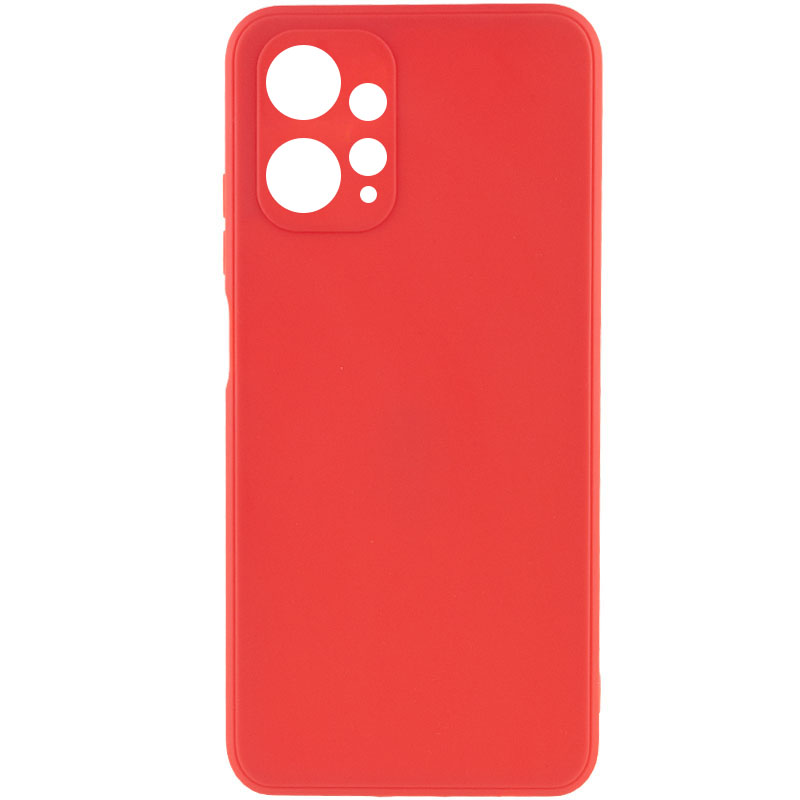 Силиконовый чехол Candy Full Camera для Xiaomi Redmi Note 12 4G (Красный / Camellia)
