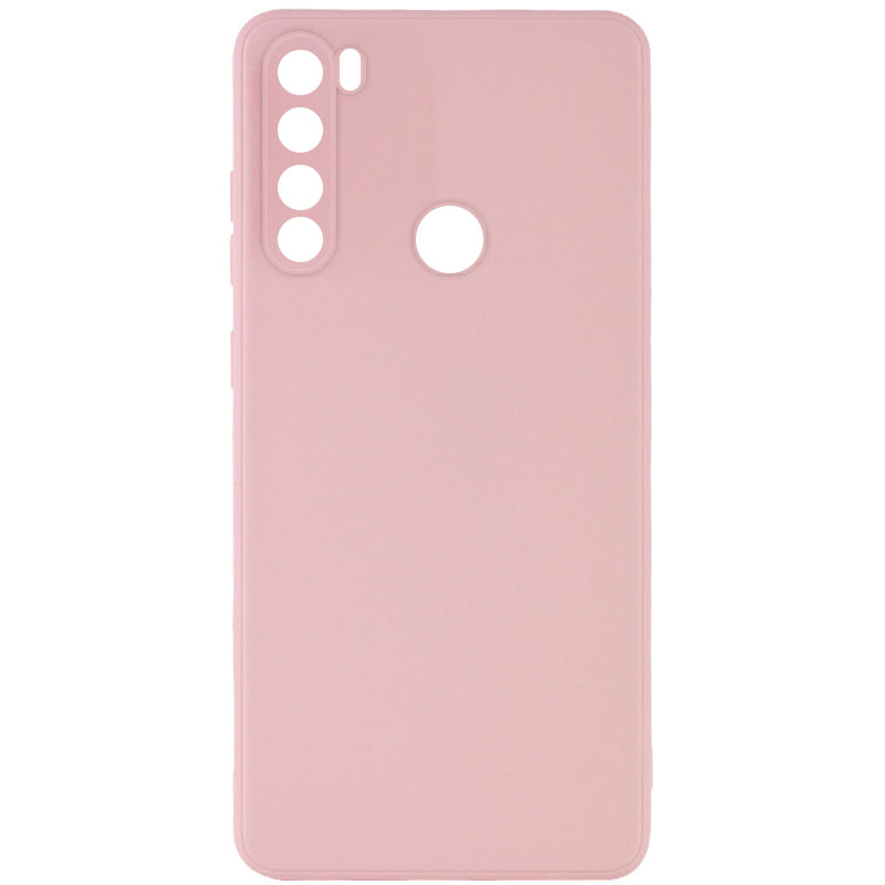 Силиконовый чехол Candy Full Camera для Xiaomi Redmi Note 8 (Розовый / Pink Sand)